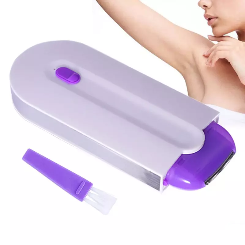 Professional Painless Skin Touch Tactile Hair Trimmer Para As Mulheres Rosto Perna Bikini Hand Body Electric Shaver Depilator