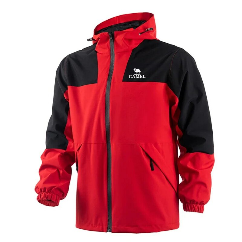 남녀공용 카멜 방수 하이킹 재킷, 햇빛 차단 바람막이, 캠핑 등산 레인 코트, 휴대용 의류