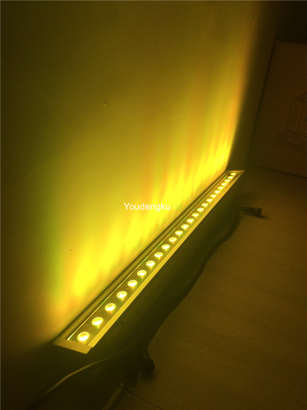 10 pcs ip65 dmx led waterproof led wall washer uplight 24x4W 4in1 rgbw led Building wall washer linear outdoor wash light