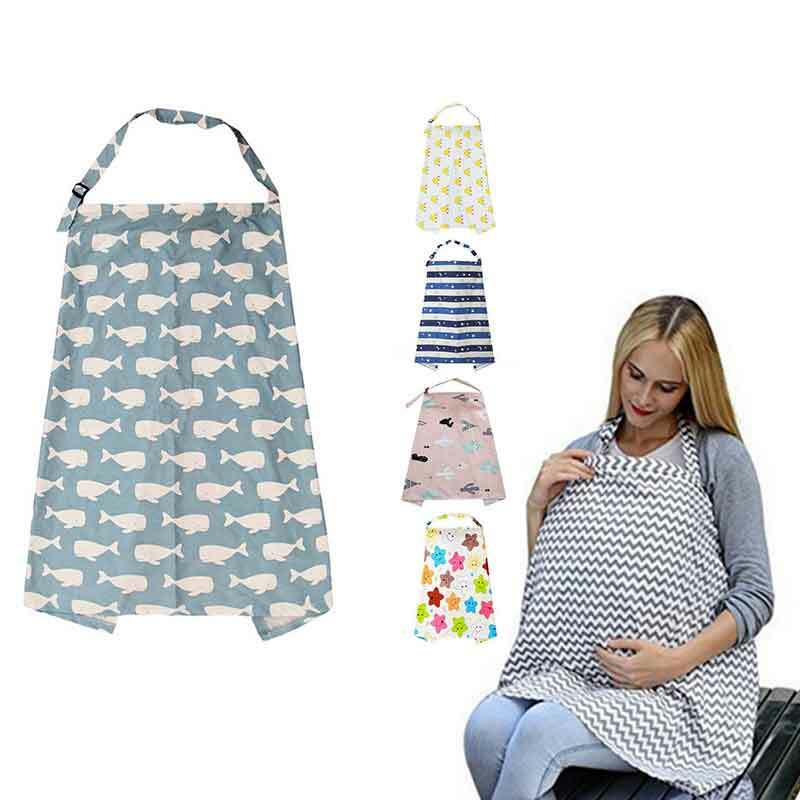 Capas de algodão para mãe, Toalha de amamentação, Alimentação do bebê, Pano de enfermagem anti-reflexo