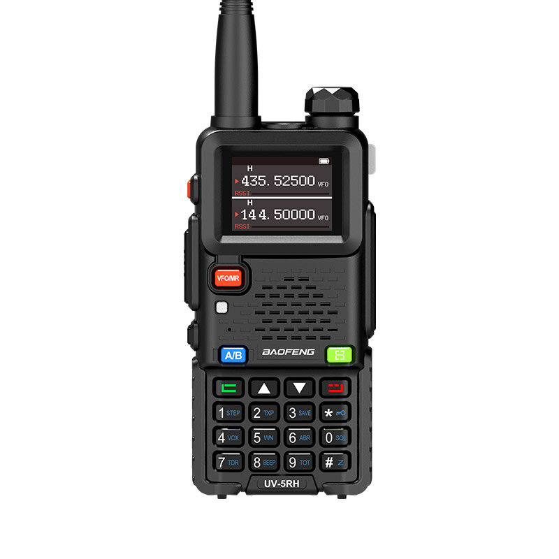 Baofeng-walkie-talkie portátil BF-UV5RH, Radio bidireccional Am Fm, receptor de estación VHF, juego inalámbrico Ham de largo alcance, 10W