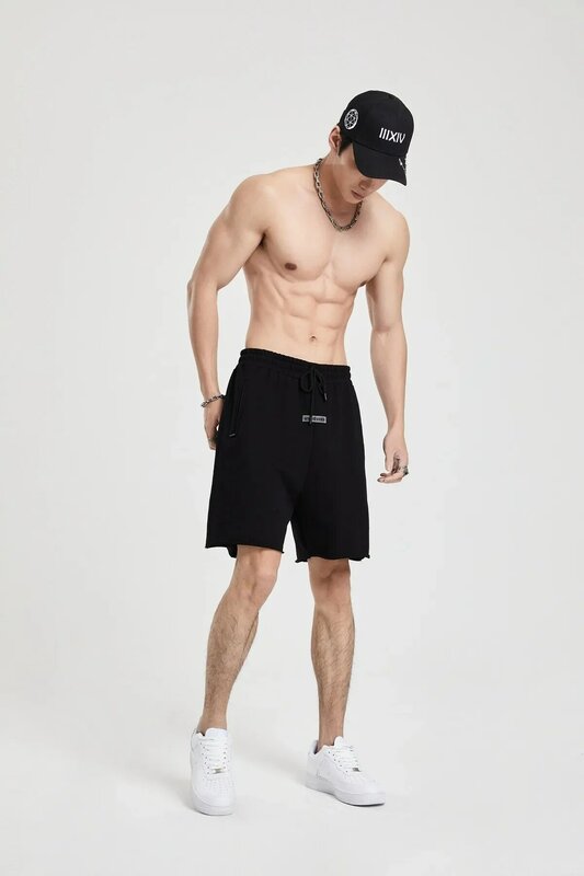 Summer new men's sports shorts outdoor men's and women's casual five-point pants cotton fashion streetwear shorts
