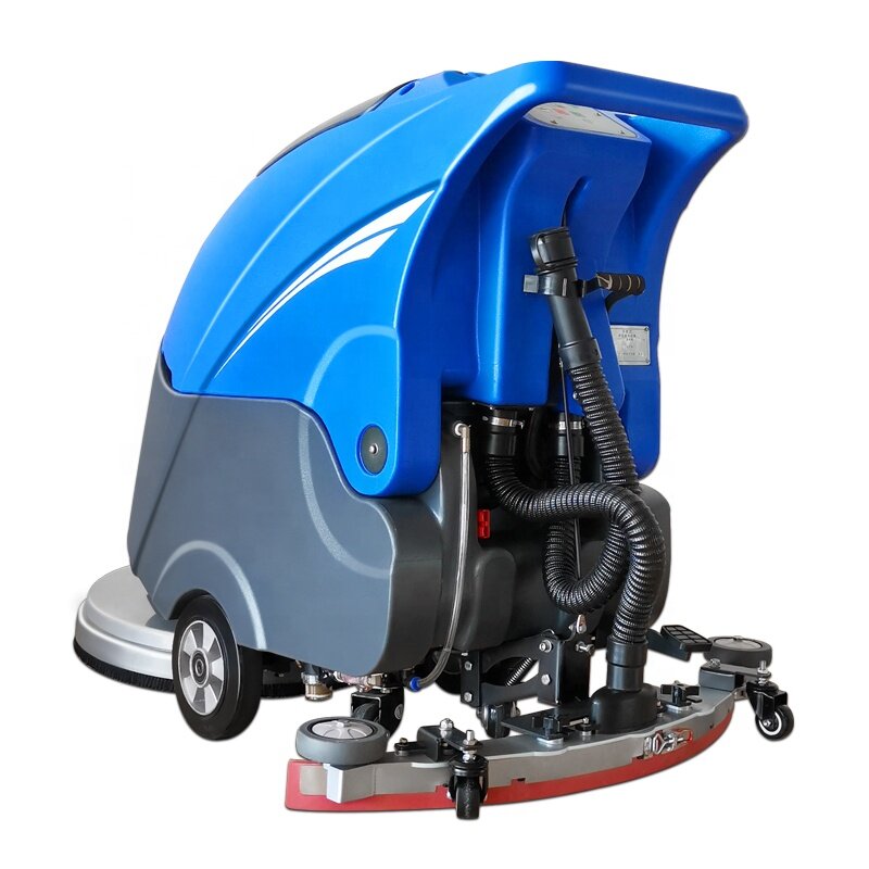 Depurador de suelo de empuje manual con una capacidad de limpieza de 2000m, 2/h, 55cm de ancho de limpieza, depurador de suelo comercial