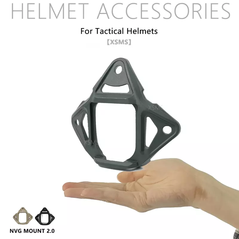 NEW Tactical Helmet Metal Three-Hole NVG Mount Adapter Military FAST Helmet Mount Airsoft Helmet Accessories