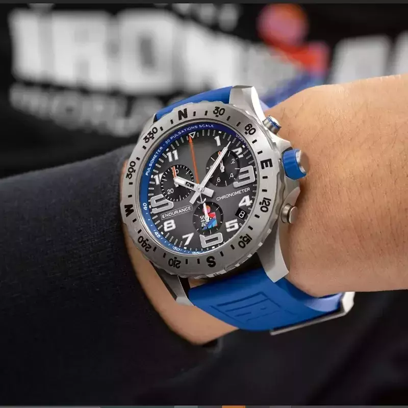2023 New Mens Watch Quartz Luxury Navitimer B01 Dial Brand Chronograph Belt High Quality Rubber watch band WristWatch