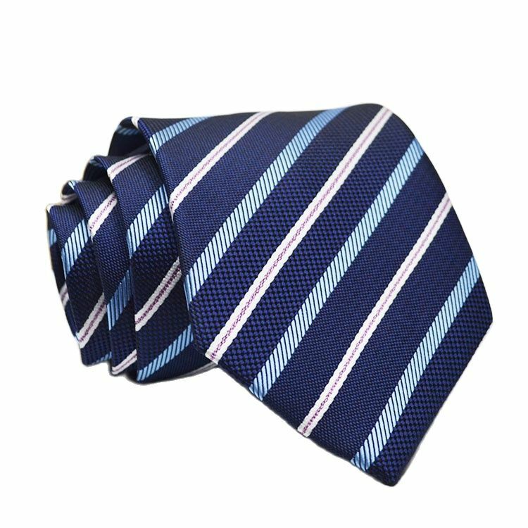 Cravate de marque à rayures pour hommes, nouveau Design, cravate de mariage d'affaires pour marié, cravate douce