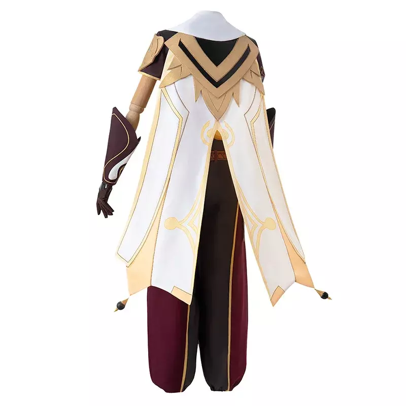Aether Cosplay Costume High-quality Game Genshin Impact Aether Cosplay Uniform Wig Full Sets Halloween Costumes for Women Men