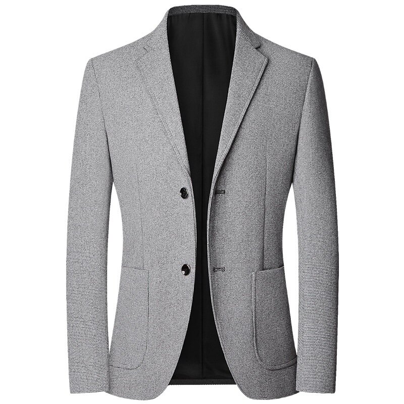 2024 Herbst Männer Blazer Anzüge Jacken Business Casual Anzug Woll mäntel hochwertige männliche Slim Fit Blazer Jacken Blazer Mäntel