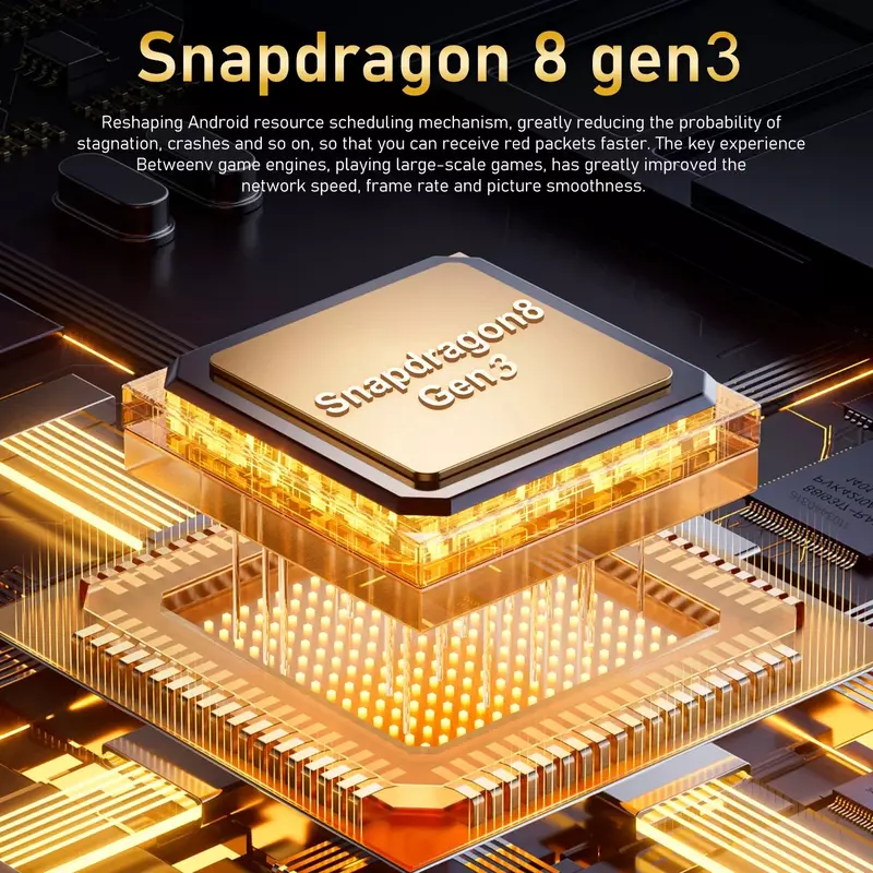 ใหม่ X6โปรมาร์ทโฟน24GB + 2TB ทุกรุ่นแอนดรอยด์14 mAh 7000G/5G เครือข่ายซิมคู่ Snapdragon 8 Gen 3 50MP + 108MP