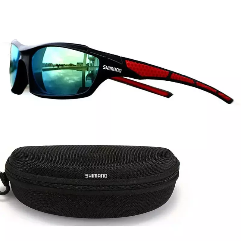 Shimano แว่นตากันแดดแว่นตาปั่นจักรยานแฟชั่นกลางแจ้งแว่นตากีฬาผู้ชายผู้หญิงแว่นตาขี่จักรยาน UV400แว่นตาตกปลา
