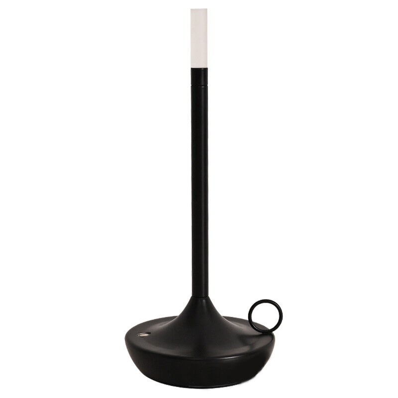 Lámpara de hierro de Metal táctil Led, lámpara de mesa de Bar, recargable por USB, dormitorio, sala de estar, lámpara de mesa decorativa
