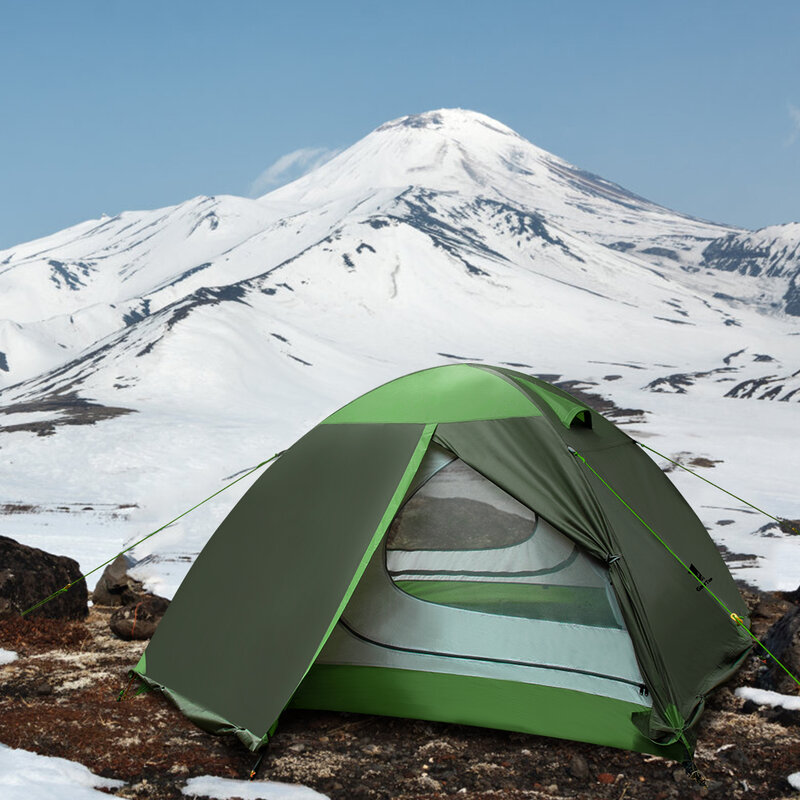 Geertop 야외 방수 휴대용 접이식 캠핑 텐트, 2 인용