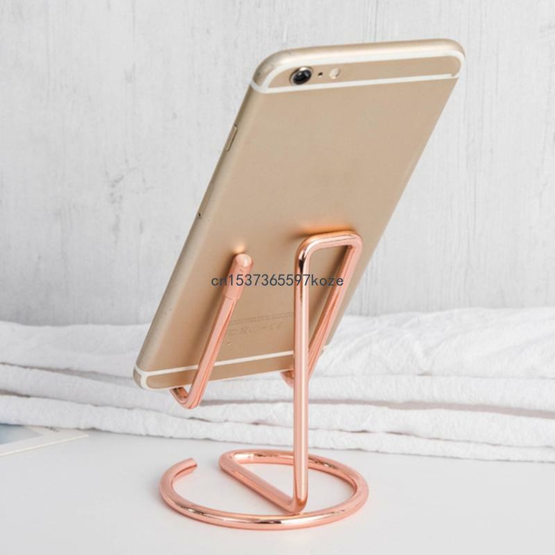 Mobile Phone Support Holder Vintage Simple Wire Outdoor Traveling Camping Use