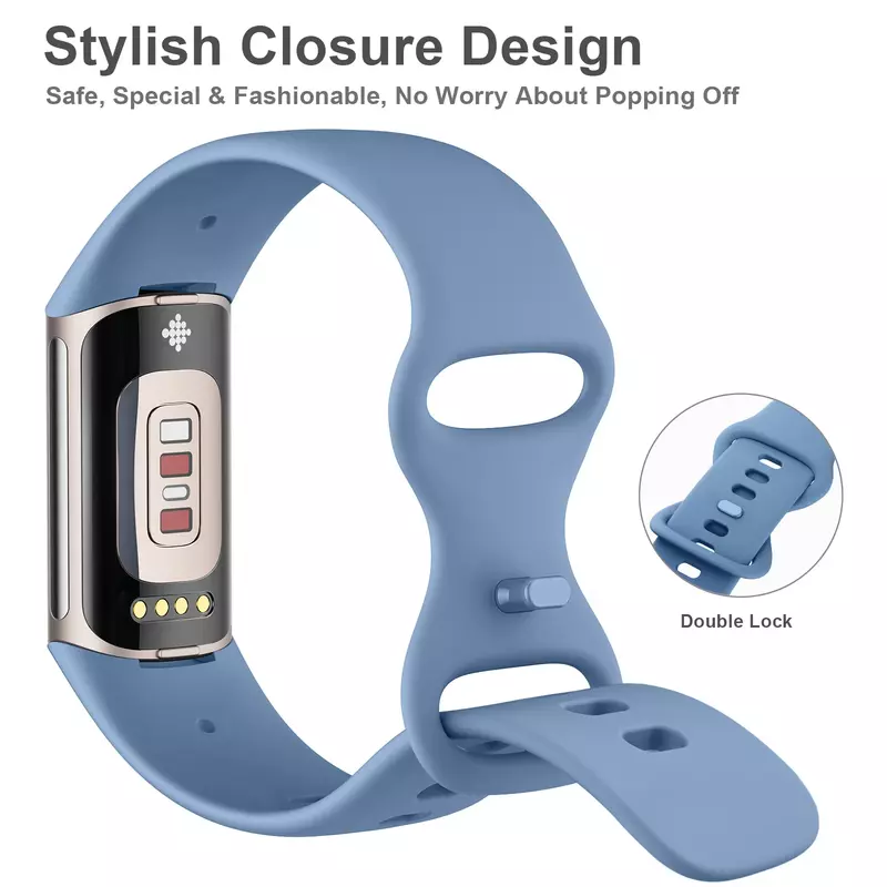 Cinturino Smartwatch per Fitbit Charge 5 cinturino regolabile a 6 cinturini per Fitbit Charge 5/Charge 6 Correa Wistband cinturini di ricambio