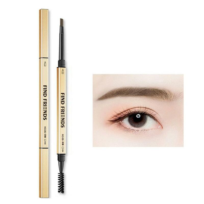 1pcs Double Head Eyebrow Pencil Long Lasting Waterproof Tint Makeup Brow Colors Women Eye Mascara Enhance Cosmetics Pen 6 B L0C6