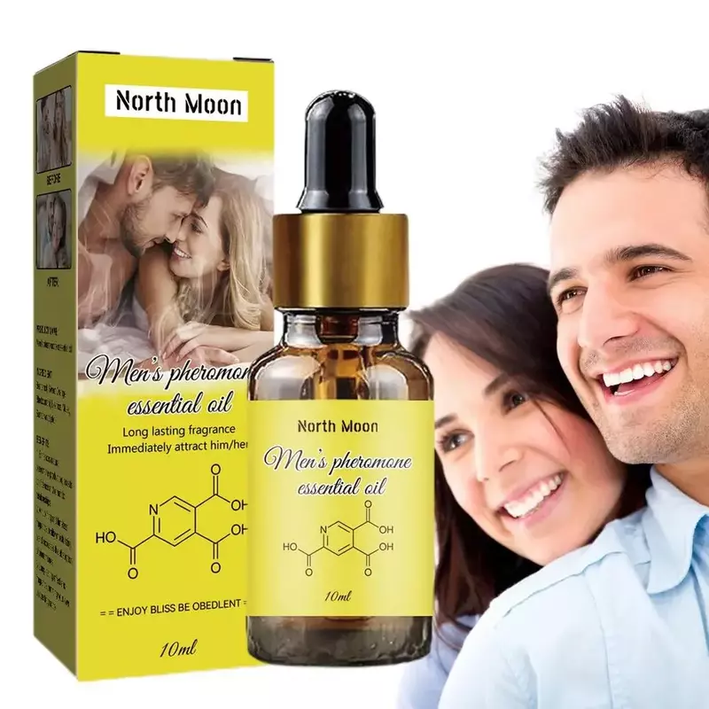 Óleo de perfume feromona para homens e mulheres, fragrância infundida, atrair mulher, 10ml
