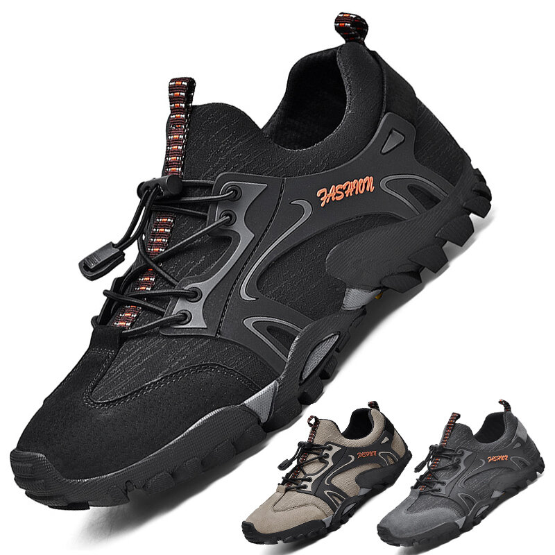 男性とティーンエイジャーのための滑り止めの快適な靴,ハイキングと登山のためのカジュアルなスポーツサンダル,サイズ38-45