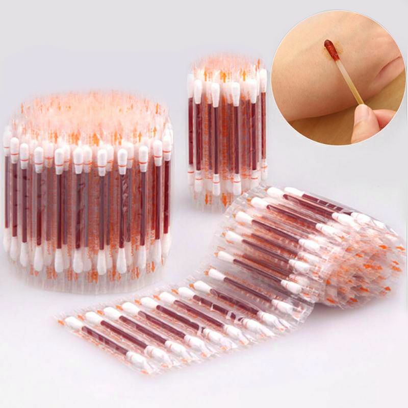 Portable Disposable Iodine Swabs/alcohol Household Outdoor Cleaning Wound First Aid Supplement,50pcs