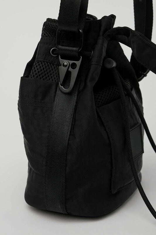 Borsa a tracolla da Yoga borsa a secchiello da donna borsa da trucco portatile per lo Shopping del telefono cellulare borsa da allenamento per il tempo libero all'aperto da donna sport nera
