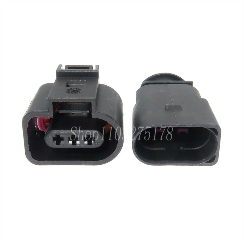 1 Set 3 Pin 1J0973803 1J0973703 3D0973703 1717888-1 1813271-1 Car Temperature/idle Speed Sensor Plug Auto Socket for VW Audi
