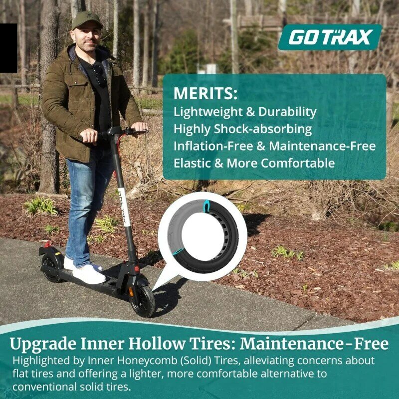 Gotrax APEX Series Electric Scooter, 13/15/19miles Range, 15.5/18mph Power by 250W/350W Motor, All Aluminum Body, Large Digital
