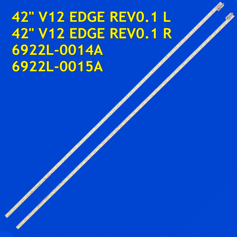 Strip LED untuk TX-L42ETW5 SN042DLD182VG2-V2F3D B42-LEP-6B C420EUD SE F2 Type 42 42 "V12 EDGE REV0.1 1 L R tipe