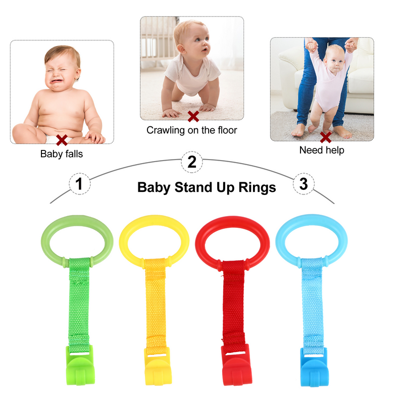 Baby Pull Up Stand Crib Toddler Playpen Assistant Walking Standing Hand Handles For Newborn Toys Accessories Bed