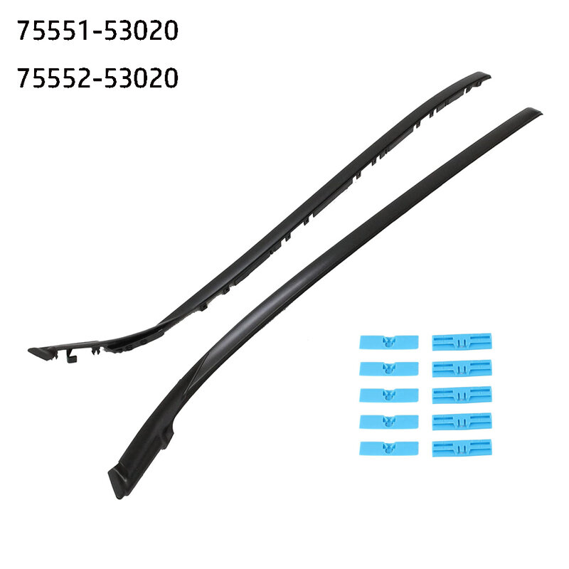 Windshield Pillar Molding L/R Kits W/clips 75551-53020# 75552-53020# 75545-53011# For LEXUS- ISF IS250 IS350 2Pcs/Set 