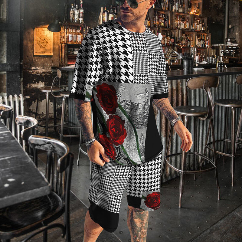 Blusa esportiva casual de manga curta masculina, estilo Y2K, vintage de rua refrescante, respirável, moda verão, 2024