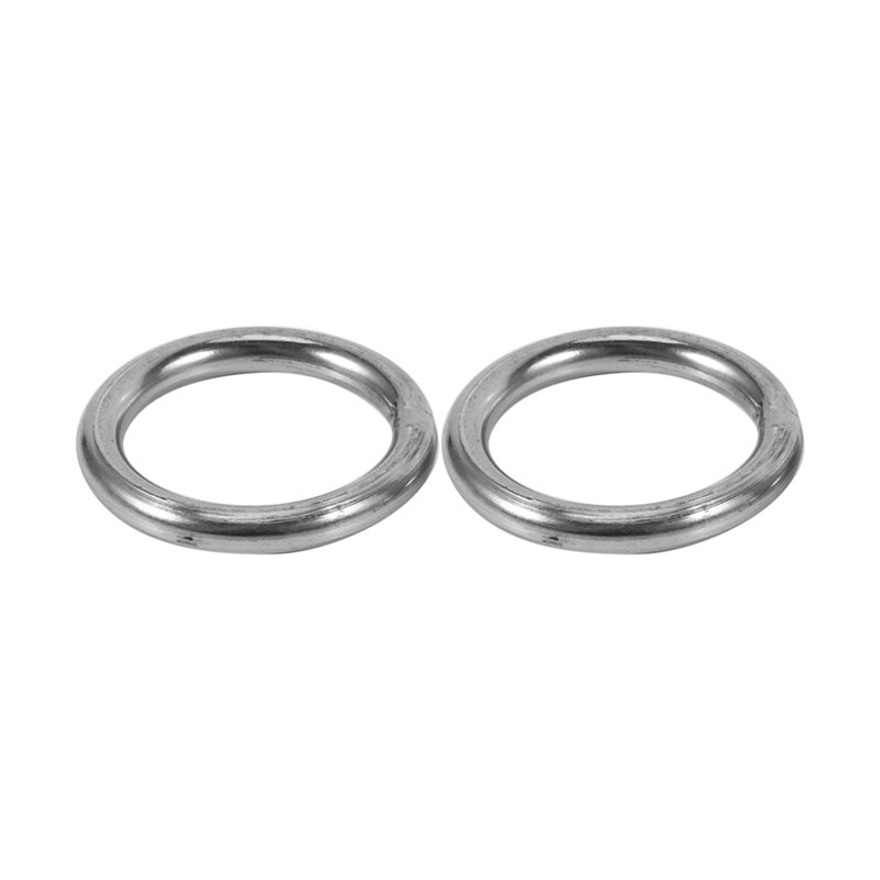M4 X 30Mm Stainless Steel Strapping Welded Round O Rings 100 Pcs