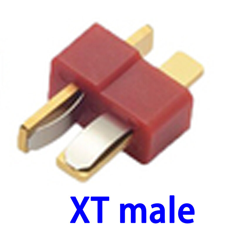 Connecteur de batterie mâle et femelle avec gaine, kit de prise de gels plaqués or pour pièces RC, compte 60, compte 90, EC5 T, 1 paire