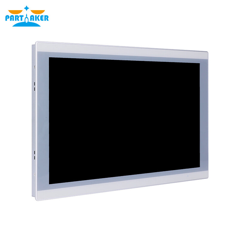 Partaker 15.6 Inch Industrial Touch Screen All In One Panel PC Wall Mounted Industrial AIO Computer J1900 i3 i5 i7 CPU Desktops