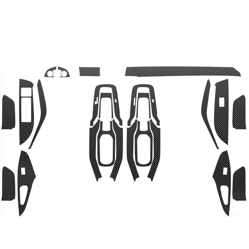 Углеродное волокно для Toyota Corolla 2019-2022 Фотообои наклейки для интерьера автомобиля центральная консоль механизм двери окна подъемная панель