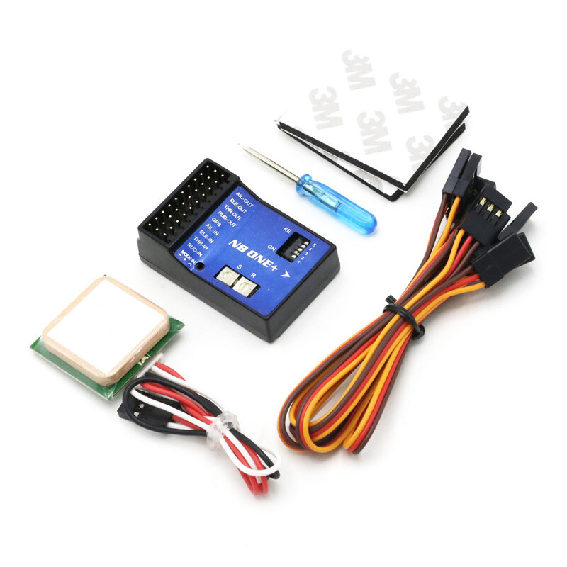 NB One 32 Bit Flight Controller Built-in 6-Axis Gyro with Altitude Hold Mode + GPS Module for FPV RC Fixed wing Airplane