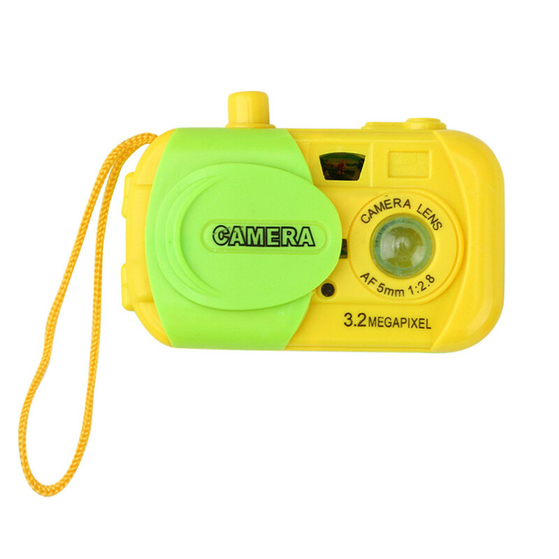 Câmera de aprendizagem aleatória colorida para crianças, brinquedo educativo para meninos e meninas, tirar foto, novo