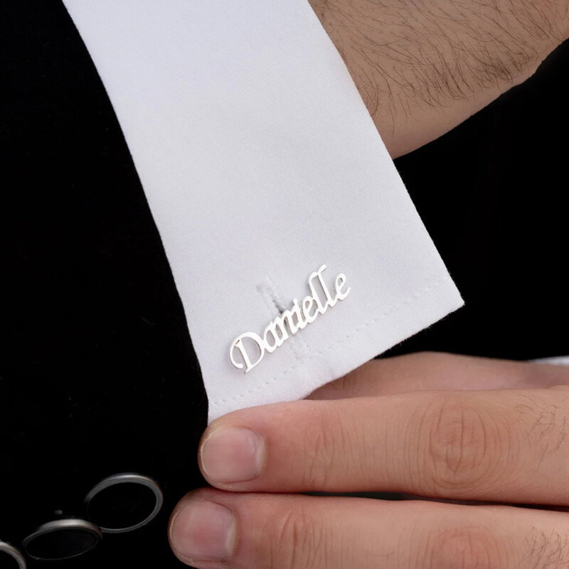 Personalized Name Cufflinks Wedding Gift Groom Cufflinks Initial Cufflinks Bridesman Gift Gift