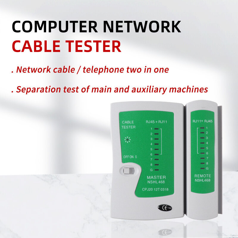 Tester per cavi UTP Tester per cavi di rete Pinze per cavi di rete Pinze per crimpare Internet Tester per cavi lan Tester per cavi rj45 Pinze per cavi di rete