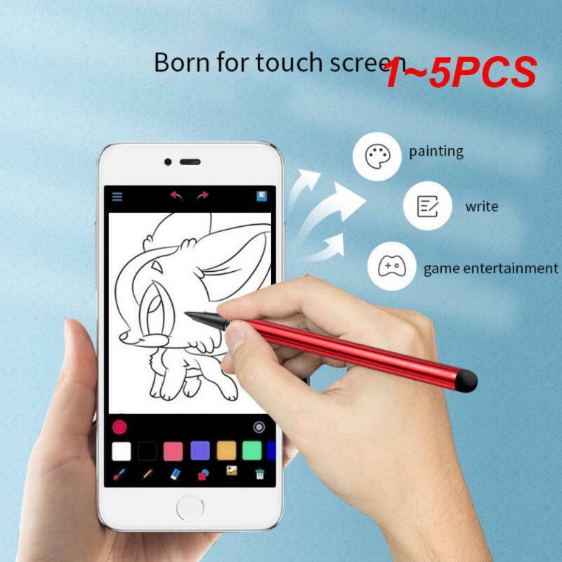 1~5PCS in 1 Universal Phone Tablet Touchscreen Pens Capacitive Stylus Pencil For Ipad Stationery Tablet Pen