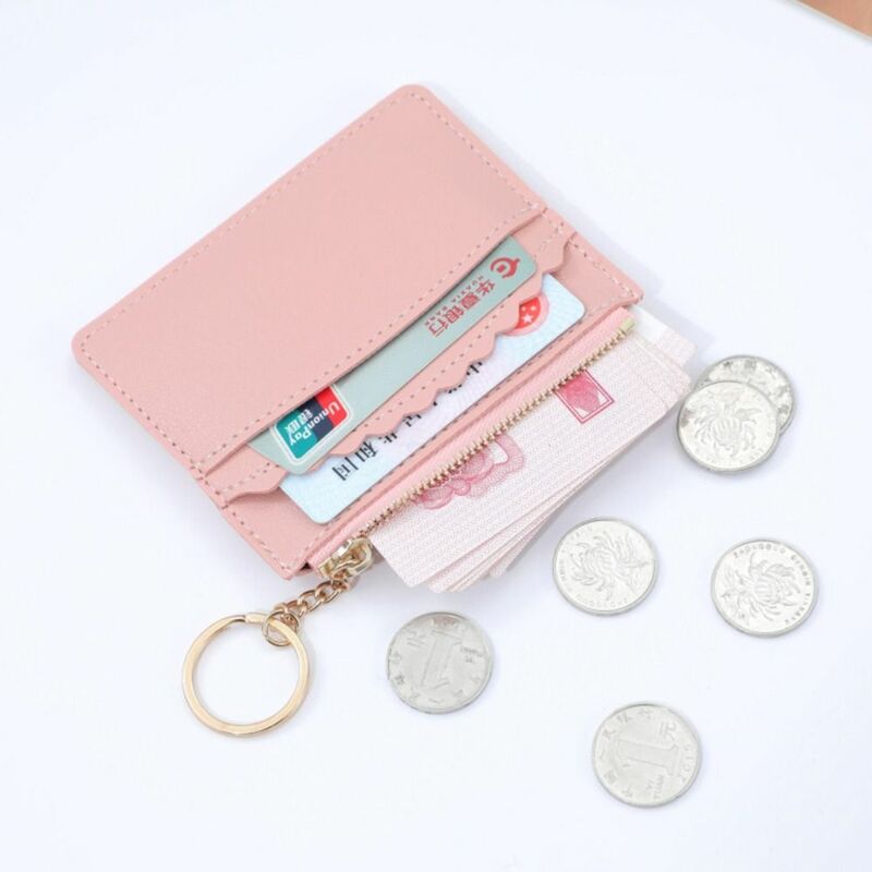 محفظة نقود جلدية محمولة بفتحات بطاقات متعددة للنساء ، سحاب ، حقيبة نقود ، محفظة ذات سعة كبيرة
