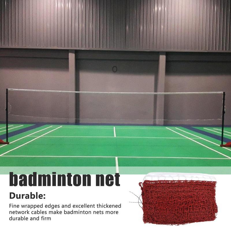 Badminton Nets High Strength Professional Badminton Net Strong Mesh Tennis Net For Backyard Foldable Lightweight Volleyball Net