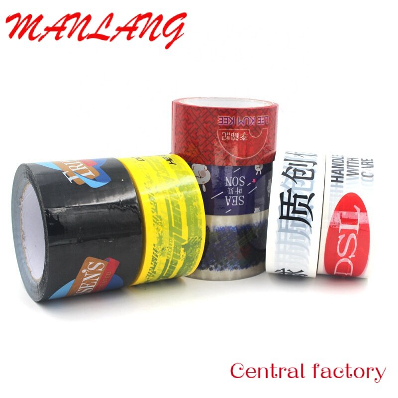 Custom  3% discount Customized Design Printing Adhesive packing tape with logo