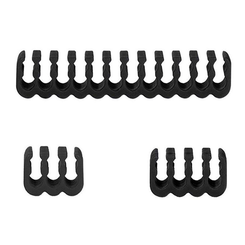 24pcs Cable Comb Organizer Acrylic For 3.0-3.6mm PC Power Cables Wiring 6/8/24 Pin Computer Cable Manager Clamp Clips