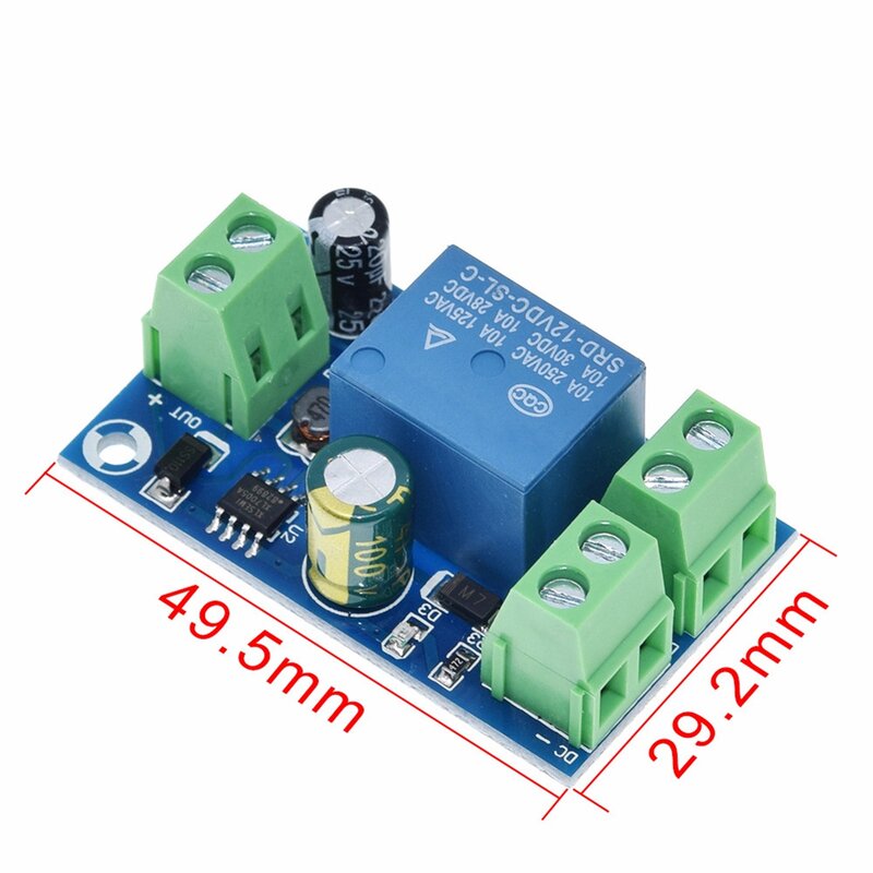 YX-X804 Power-OFF Protection Module Automatic Switching Controller Board DC12V-48V Emergency Automatic Conversion Module