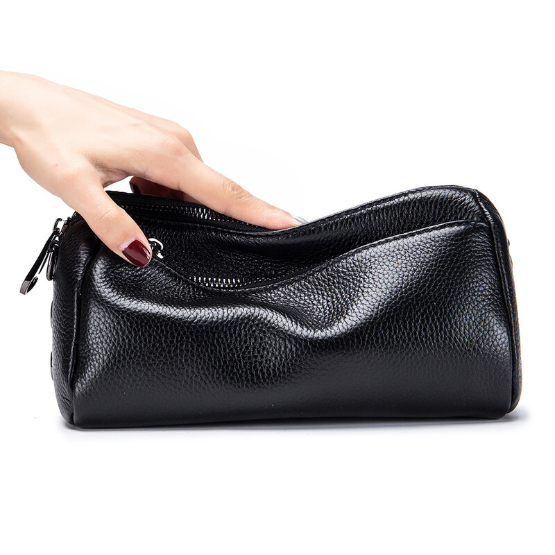 حقيبة وسادة بسيطة متقاطعة مع الجسم للنساء ، جلد طبيعي ناعم ، حقيبة كتف صغيرة متعددة الوظائف كاجوال متعددة الاستخدامات ، حقيبة هاتف للسيدات