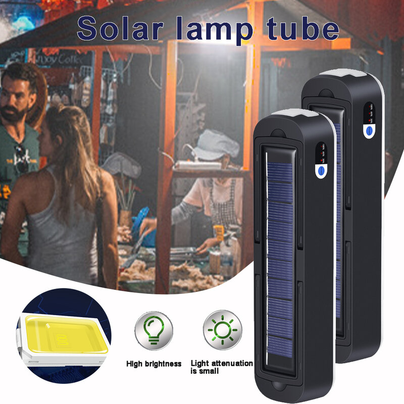Lampe de poche solaire USB pour camping en plein air, lampes de secours, lanterne LED multifonctionnelle pour tente, fonction d'aspiration magnétique, lampe de bain