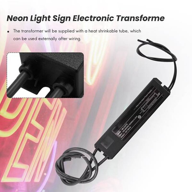 Sign Electronic Transformer Supply 3KV 30MA 5-25W Fit For Any Sizes Of Glass Neon Light Sign
