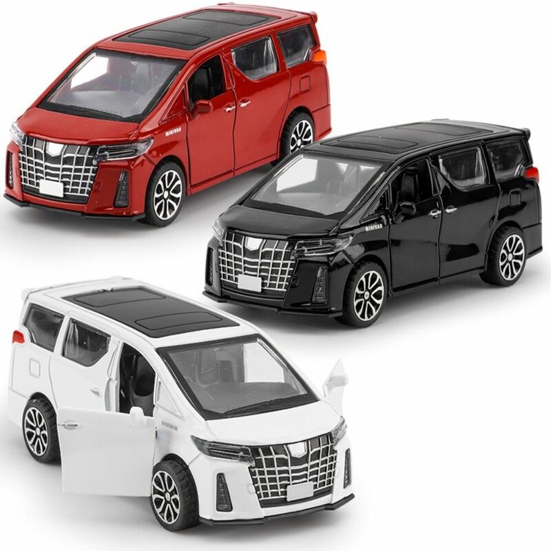 Modelo de carro de liga educacional para crianças, Miniatura Business Pull Back Car, Portas Abertas Modelos de Veículos Clássicos, Presente