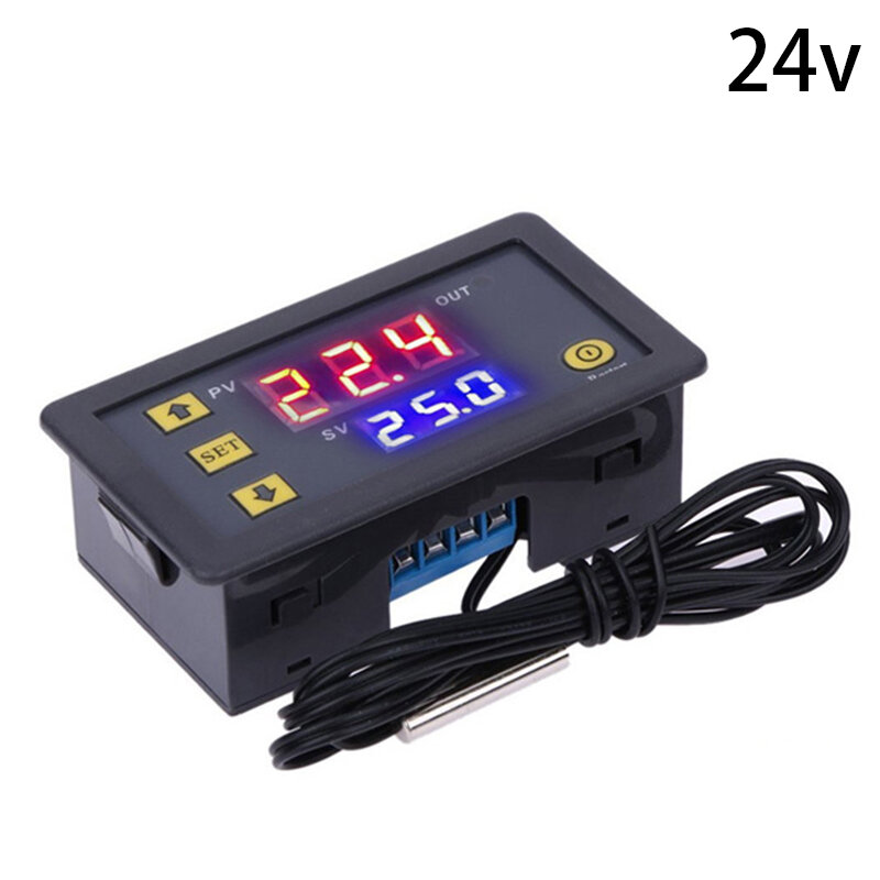 Digital Temperature Controller Equipment 1pc 20A Thermostats Assembly Attachment Cool Heat LED Relay Replacement