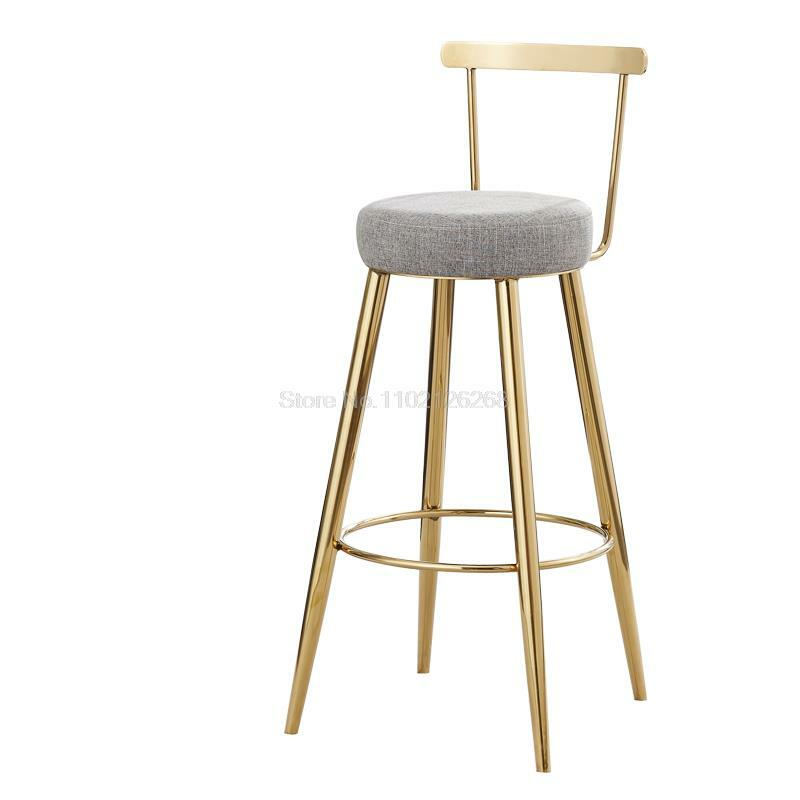 Tabouret de Bar nordique pour caissier, chaise haute Simple, décontractée et créative, pour la maison