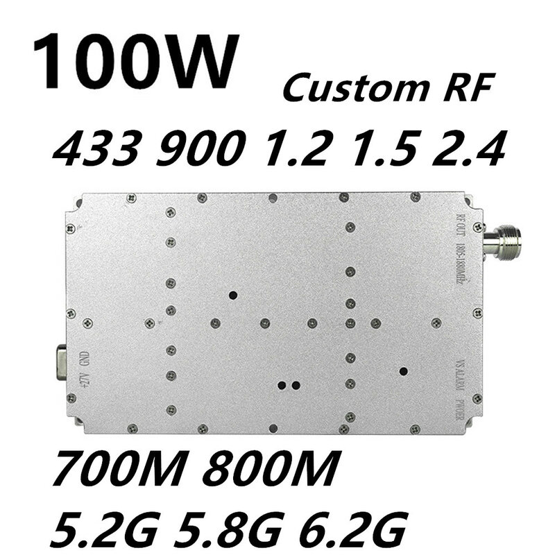 100 Вт WIFi анти-Дрон модуль БПЛА анти-Система радиочастотный модуль 433 м 900 м 1,2 г 1,5 г 2,4 г 5,8 Г радиочастотный